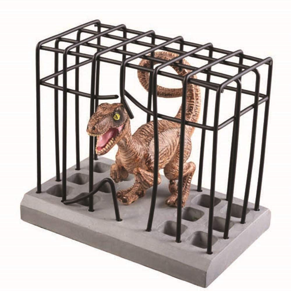 セトクラフト Motif. DINOSAUR ケージステーショナリースタンド(ヴェロキラプトル) SR-4803