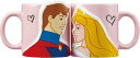 ディズニー 「 眠れる森の美女 」 オーロラ姫&フィリップ王子 キス ペア マグカップ 300ml san2578