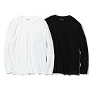 [ヘインズ] Tシャツ ジャパンフィット クルーネック 長袖 2枚組 H5420 メンズ アソート 日本 M (日本サイズM相当)