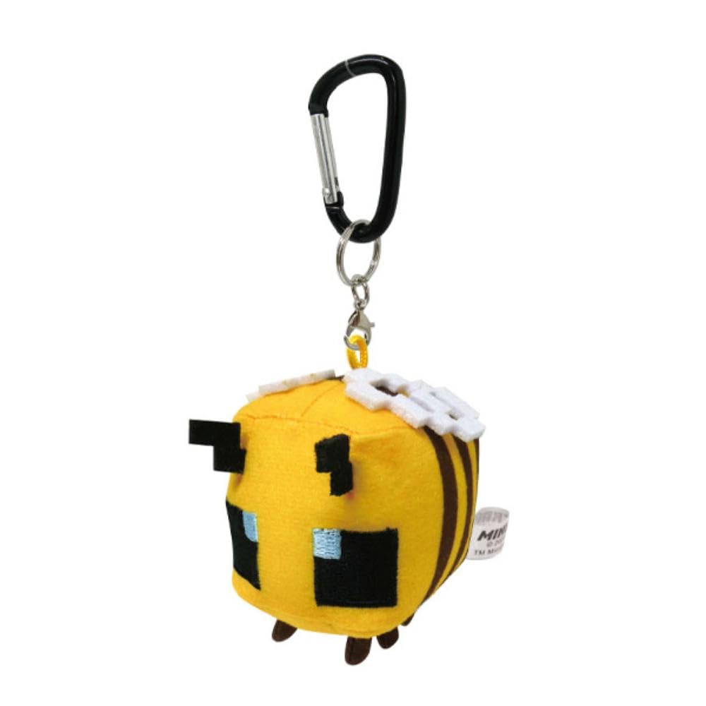 Rakuten - ケイカンパニー(K Company) Minecraft カラビナ付きマスコット ハチ MCT-KM-HA H8×W4×D5.4cm