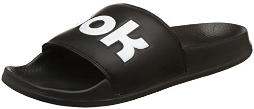 リーボック スポーツサンダル メンズ [リーボック] サンダル CLASSIC SLIDE メンズ ブラック/ホワイト 24.0 cm