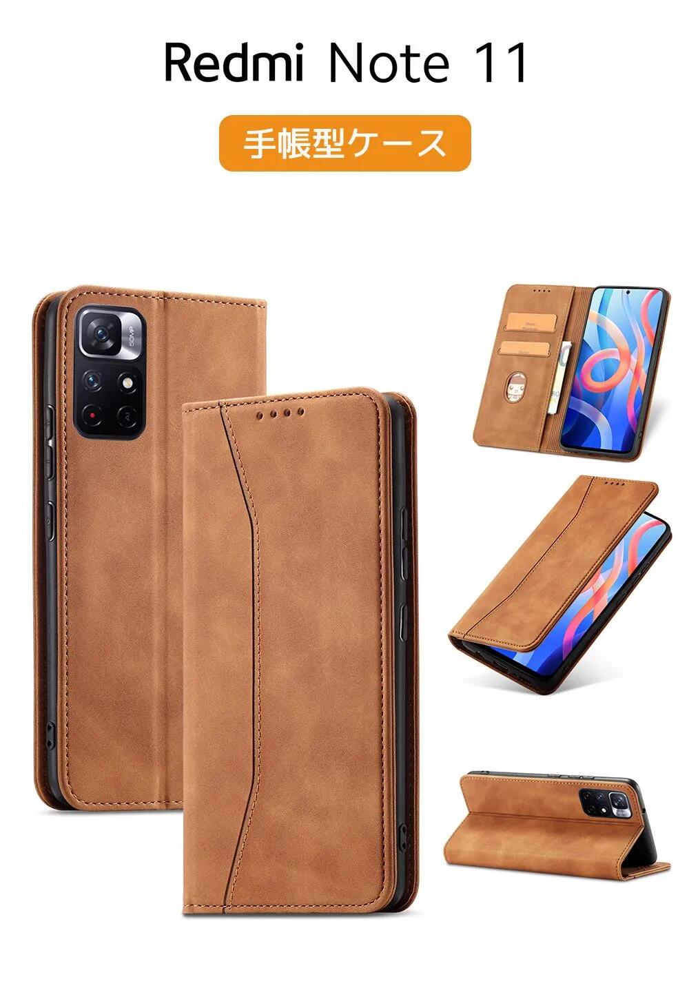 6/123ܥݥȡ Xiaomi Redmi Note11/11S 㥪  Ģ PU쥶  CASE ...