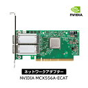 NVIDIA Mellanox MCX556A-ECAT ネットワークアダプター ConnectX-5 VPI Adapter Card EDR IB (100...