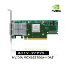 NVIDIA Mellanox MCX653106A-HDAT ConnectX-6 VPI InfiniBand & Ethernet Adapter Car...