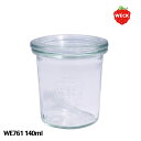 WECK ウェック モールド WE761 キャニスター 140ml S ガラス保存容器