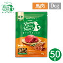 犬用 フード ヤムヤムヤム YumYumYum! 馬肉 ドライタイプ 小粒タイプ ちょこっとパック 50g 国産  