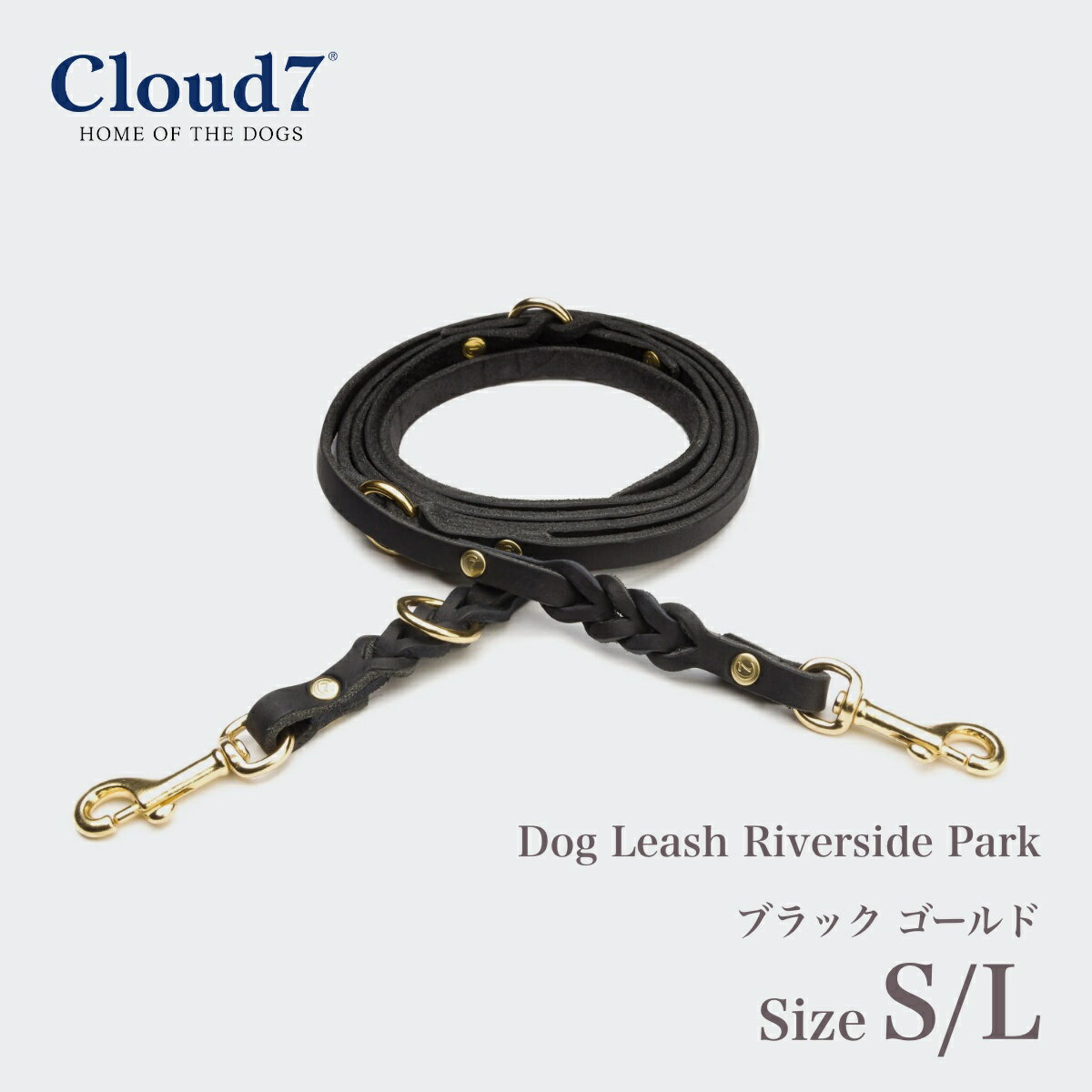 ��Cloud7 ���饦�ɥ��֥�ۥɥå��꡼�����С������ɥѡ��� S,L ������ �֥�å� ������� Dog Leash Riverside Park ���ѥ꡼...