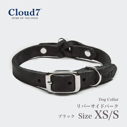 首輪 Cloud7 クラウド7 ドッグカラーリバーサイドパーク ブラック XS・Sサイズ 【ペット】 【お散歩グッズ】 【海外直輸入】