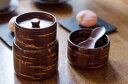 胴盛茶筒 無地桜皮細工 樺細工(かばざいく) 冨岡商店 茶筒 茶葉入れ 【ラッピング無料対象商品】