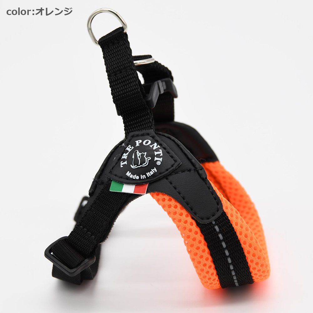 【トレポンティTrePonti】フィッビアアジャスタブルタイプソフトメッシュFibbiaadjustabletypeSOFTMESHSize1/1.5カラー6色ハーネストレポンティイタリアンブランドイタリア製【ペット】【お散歩グッズ】