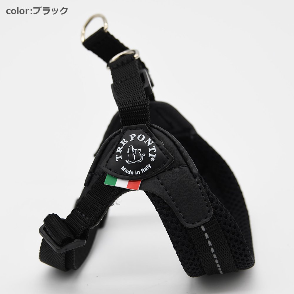 【トレポンティTrePonti】フィッビアアジャスタブルタイプソフトメッシュFibbiaadjustabletypeSOFTMESHSize1/1.5カラー6色ハーネストレポンティイタリアンブランドイタリア製【ペット】【お散歩グッズ】