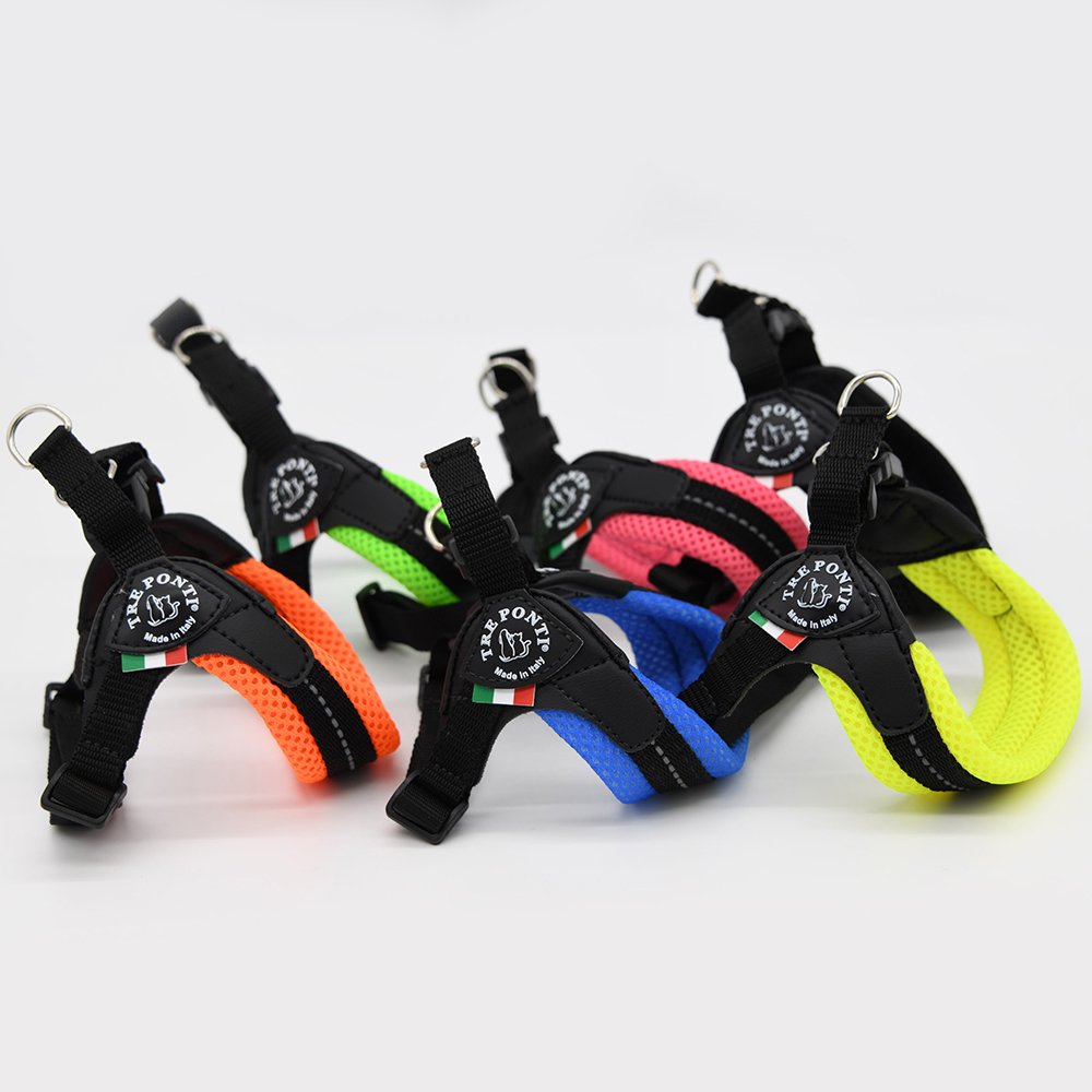 【トレポンティTrePonti】フィッビアアジャスタブルタイプソフトメッシュFibbiaadjustabletypeSOFTMESHSize1/1.5カラー6色ハーネストレポンティイタリアンブランドイタリア製【ペット】【お散歩グッズ】