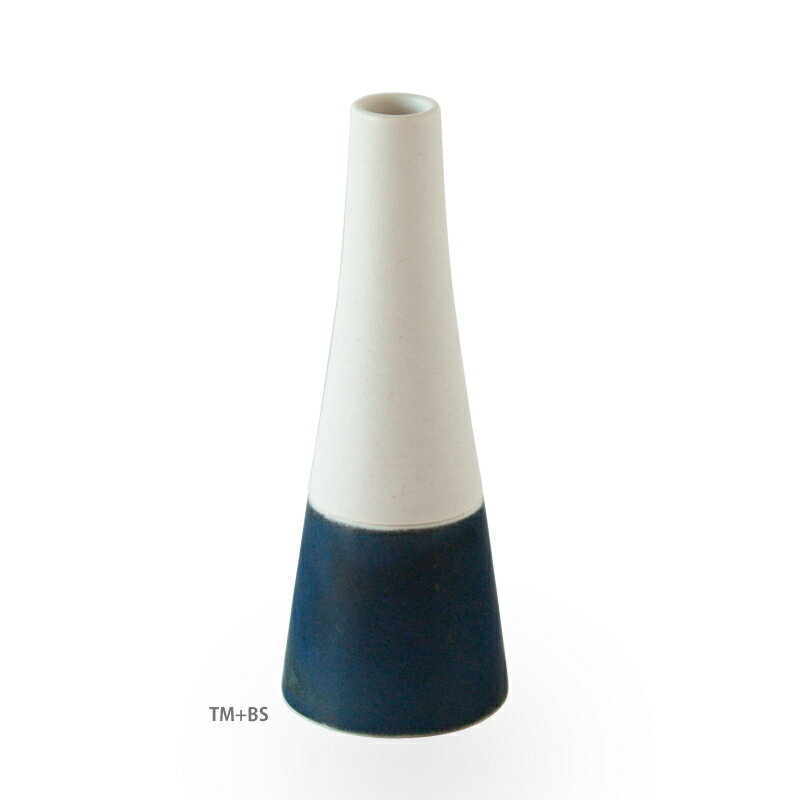 組み合わせを楽しむ 一輪挿し / combiTM（トップMサイズ）白・青 ttyokzk ceramic design / タツヤオカザキ セラミック デザイン 花瓶 フラワーベース