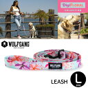 犬 リード ウルフギャング WOLFGANG DigiFloral Leash（L size 全長：183cm）WOLFGANG MAN & BEAST アメリカンメイド クロネコゆうパケット対応 サイズ交換可能