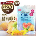 【成分総量 6270mg / 袋 】60粒 CBD2400mg GABA + トリプトファン 3600mg CBN CBC CBG CBDV 高濃度 ブロードスペクトラム テアニン グリシン ビタミンB6 マスカット ピーチ パイナップル リラックス 快眠 不眠 gummie gumi ぐみ 高配合 日本製 CANNACREATE カンナクリエイト