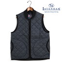 メンズ/LAVENHAM/ラベンハム/ZIP BOMBER GILET MENS/ジップボマージレ メンズ/デンハム/品番：LV6037