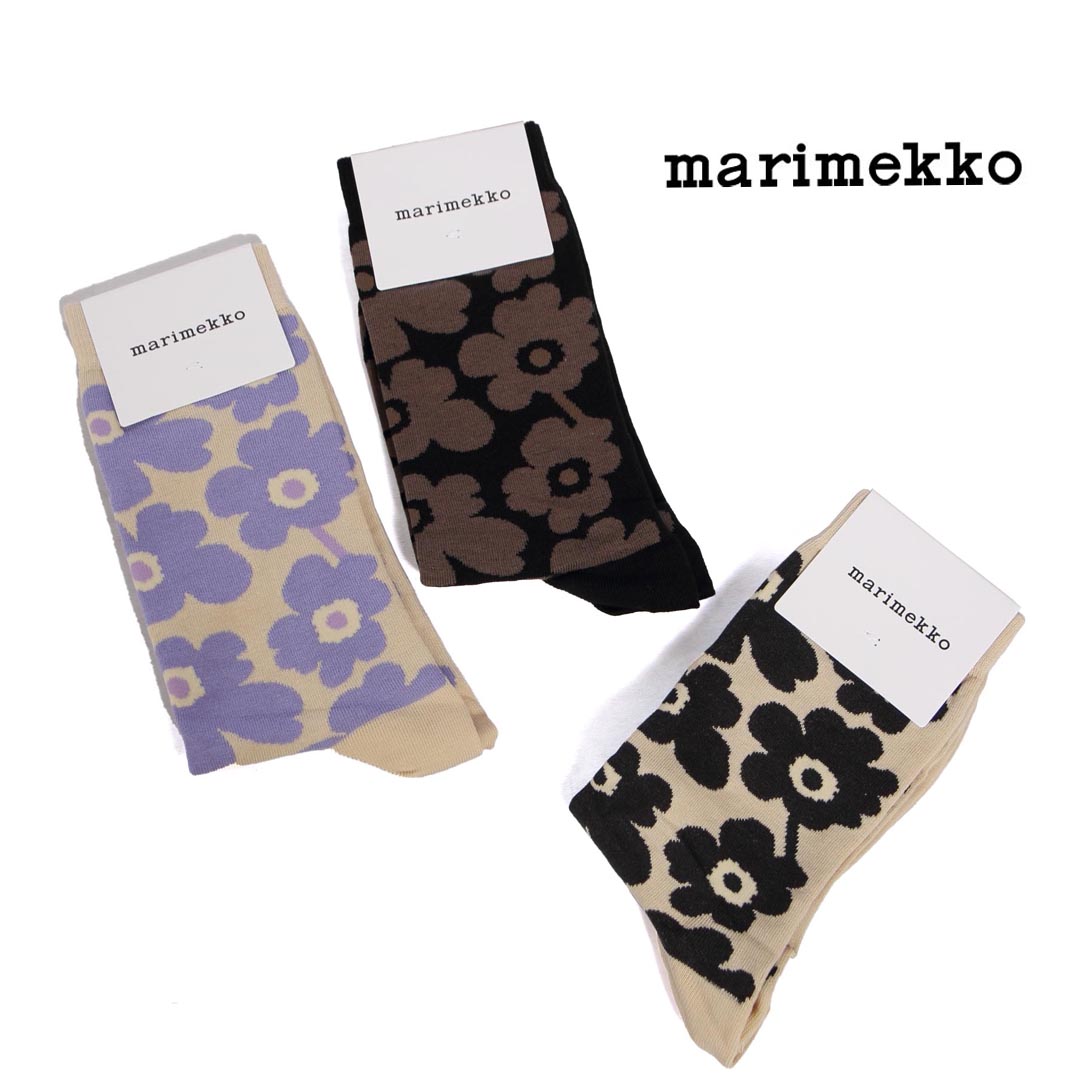 □靴下/marimekko/マリメッコ/HIETA/Unikko/ソックス/52214190249【2個までメール便可】