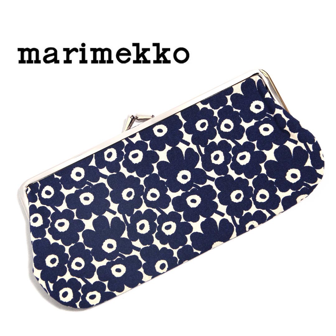 マリメッコ ポーチ ポーチ/marimekko/マリメッコ/Silmalasi Kukkaro Pikkuinen Unikko がま口ポーチ/品番：52224291158【2個までメール便配送のみ】