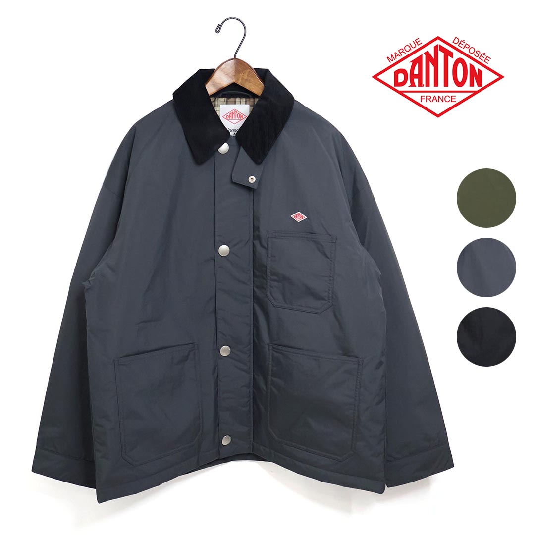 【送料無料】DANTONダントンのカバーオールジャケット　40サイズ　黒 dt-a0524nft-szn-21.jpg