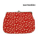 マリメッコ ポーチ ポーチ/marimekko/マリメッコ/Puolikas Kukkaro Pikkuinen Unikko がま口ポーチ/品番：52224691437【2個までメール便配送のみ】