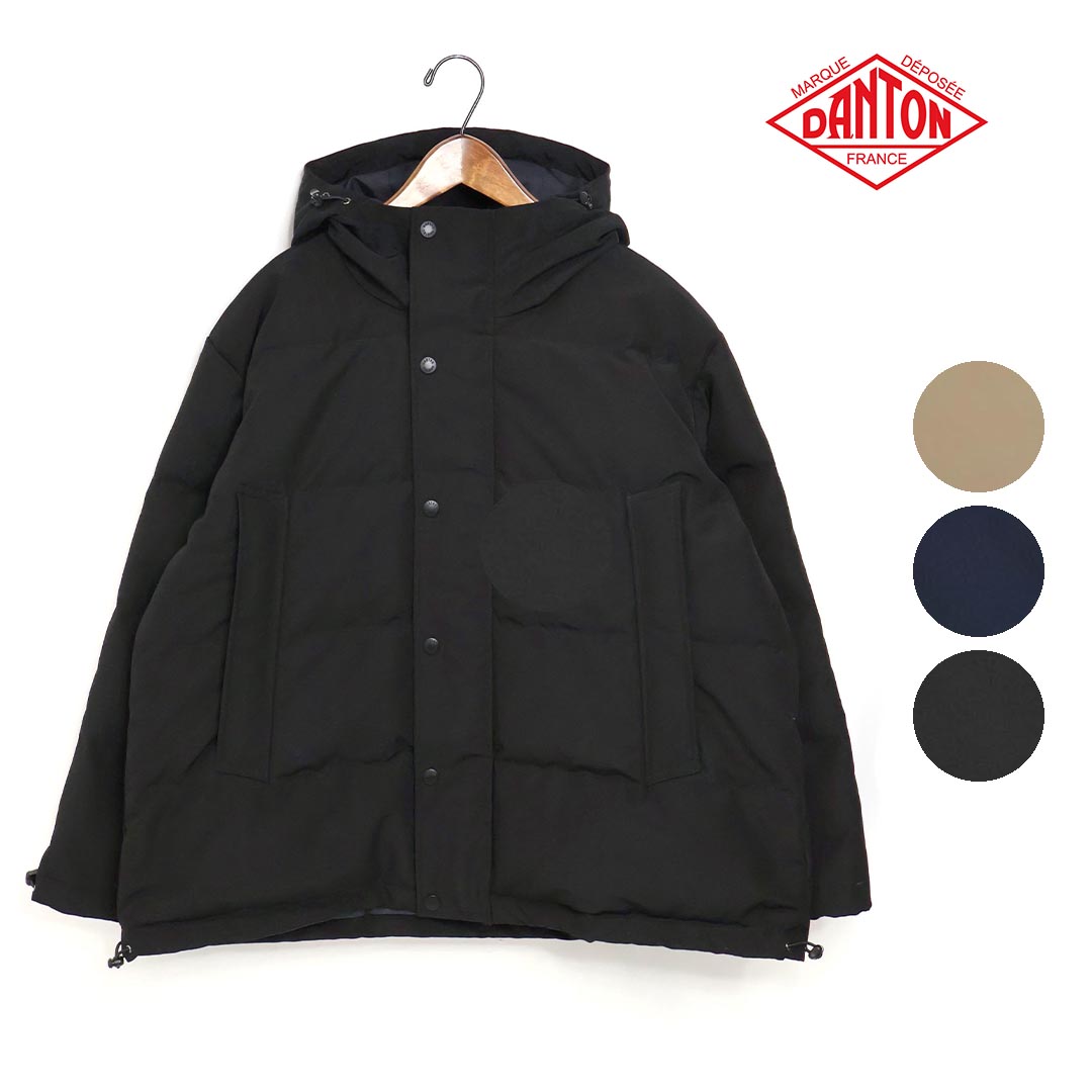 【ラッピング無料】*レディース DANTON ダントン BIG SILHOUETTE HOODED DOWN JACKET ビッグシルエット フード ダウン ジャケット/品番：DT-A0008TET【クーポン対象外】のサムネイル