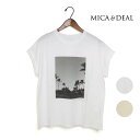 ☆レディース MICA&DEAL マイカ&ディール フォトプリントTシャツ 品番:0125209135