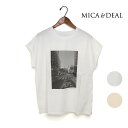 ☆レディース MICA&DEAL マイカ&ディール シティフォトプリントTシャツ 品番:0125209136