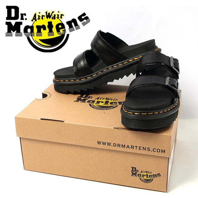 *【父の日ギフト】レディース/メンズ/Dr.Martens/ドクターマーチン/ZEBRILUS/MYLES/マイルス スライドサンダル/品番：23523001