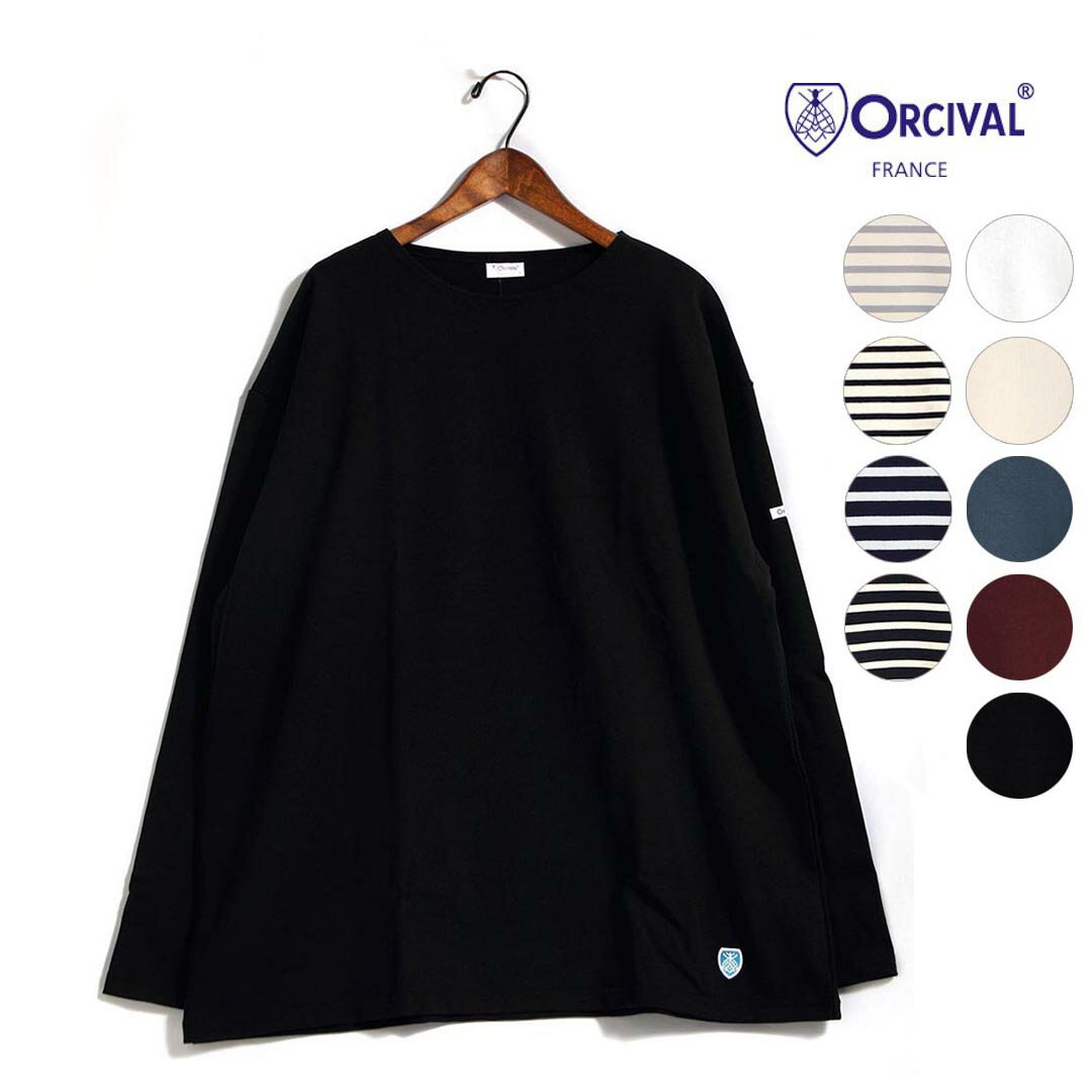 ☆【父の日ギフト】メンズ/ORCIVAL/オーシバル/オーチバル/クルーネックロングスリーブプルオーバー/品番:B243【SALE】【10 OFF】