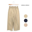 レディース nicholson&nicholson ニコルソンアンドニコルソン ワイド2タックイージーパンツ 品番:HAKAMA-W