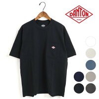 *メンズ DANTON ダントン コットンポリエステル 無地ポケットTシャツ 品番:DT-C0198TCB