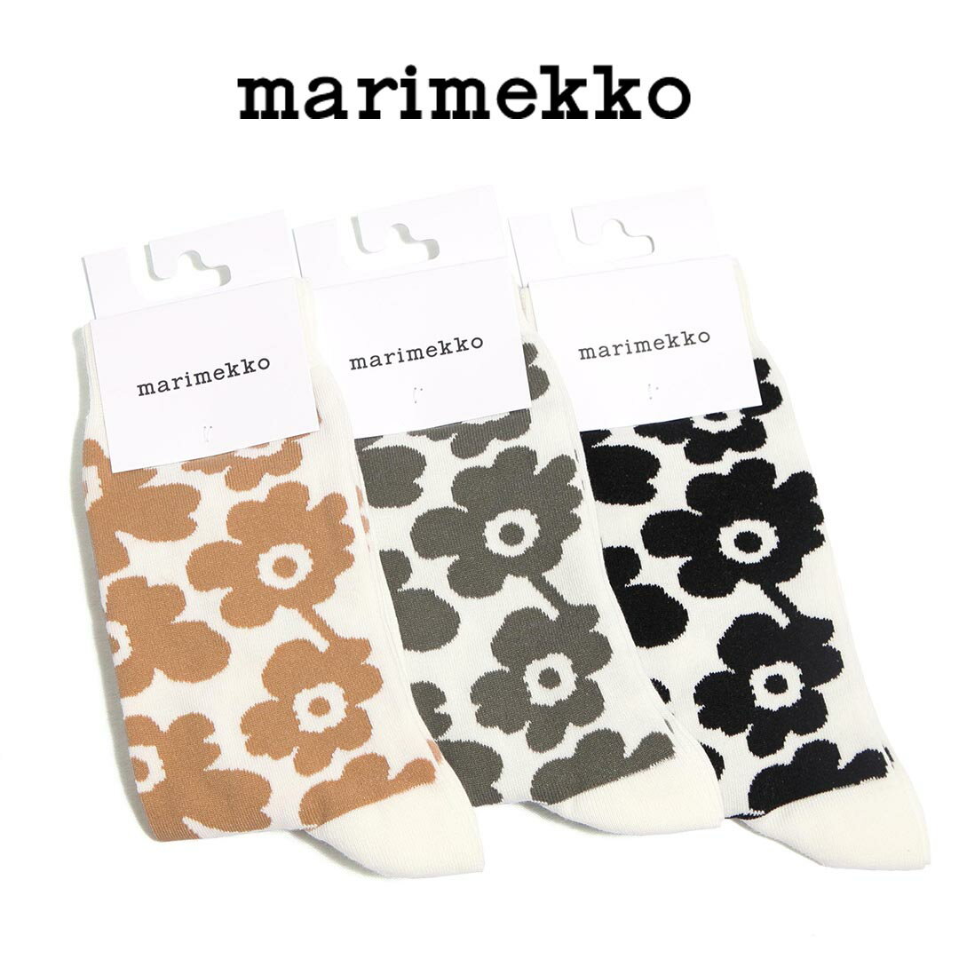 □靴下/marimekko/マリメッコ/HIENO/Unikko/ソックス/52219190595【2個までメール便可】