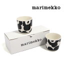 【クーポン対象】食器/marimekko/マリメッコ/UNIKKO/コーヒーカップセット(ハンドルなし)/マグ/2個セット/品番：52219470637