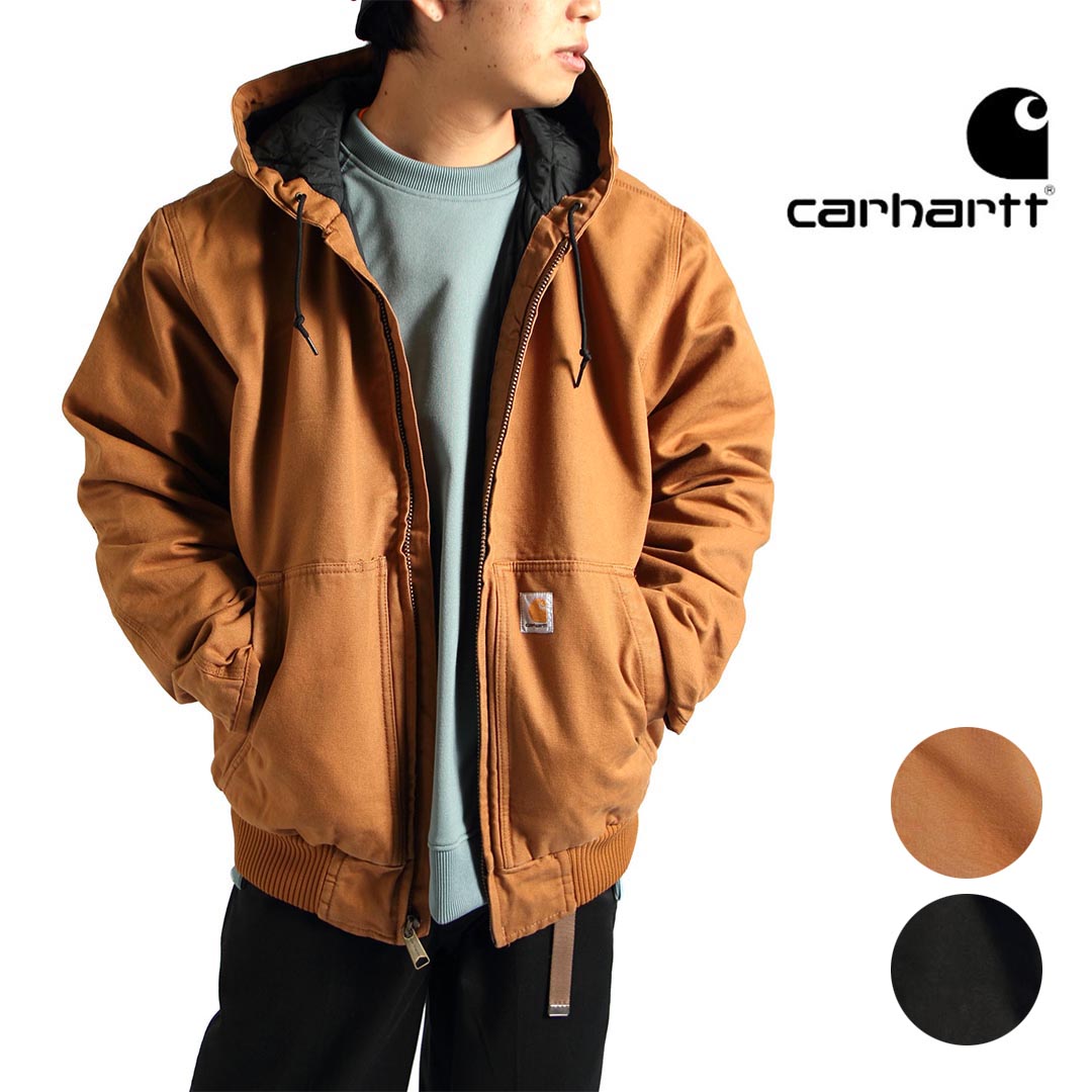 カーハート ジャケット メンズ 【父の日ギフト】メンズ/CARHARTT/カーハート/Washed Duck Insulated Active Jacket /ウォッシュドダック インサレート アクティブジャケット/ダック地/3M製シンサレート/品番：104050