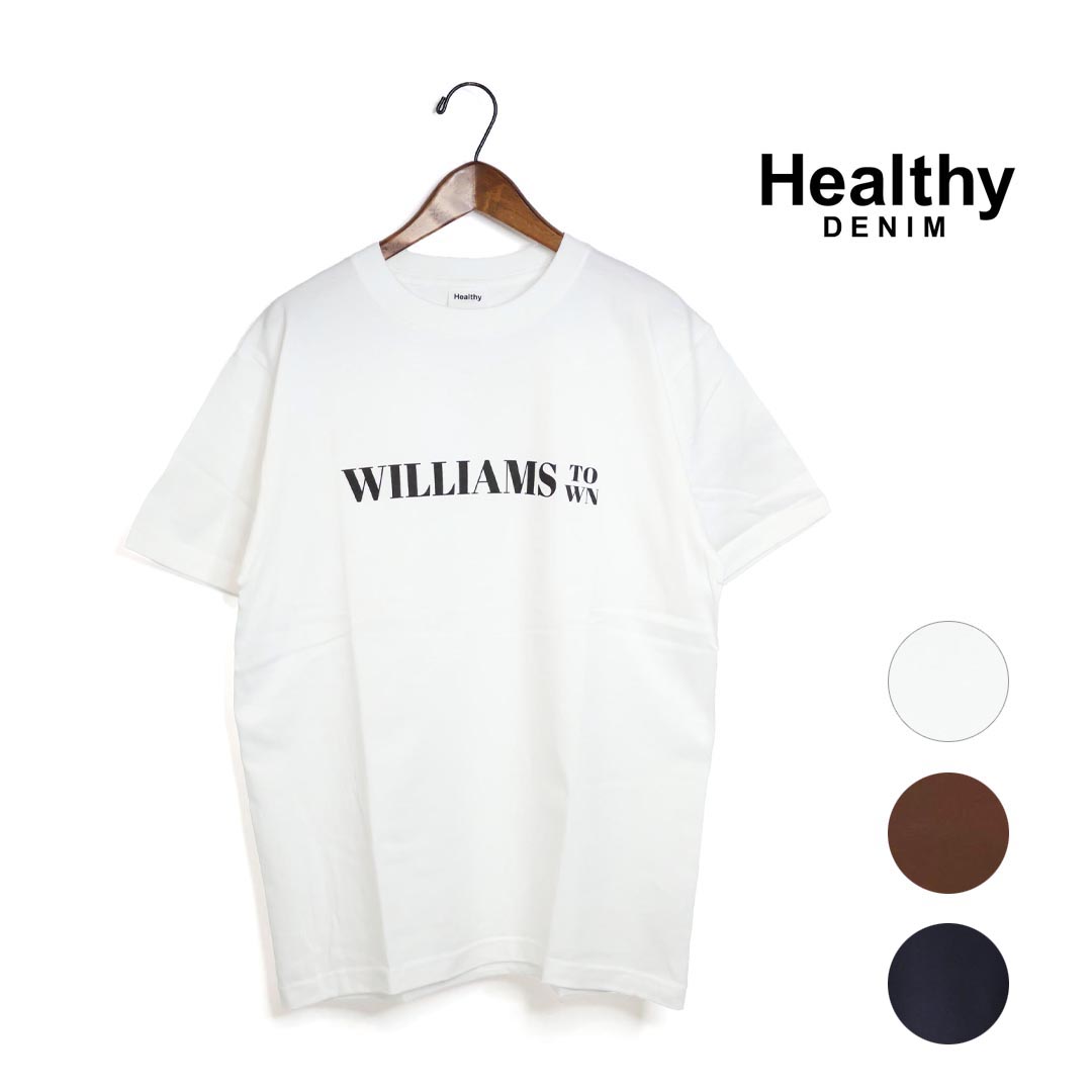 レディース Healthy DENIM ヘルシーデニム Williams Town プリントTシャツ 品番：HTB253203 HTW253203