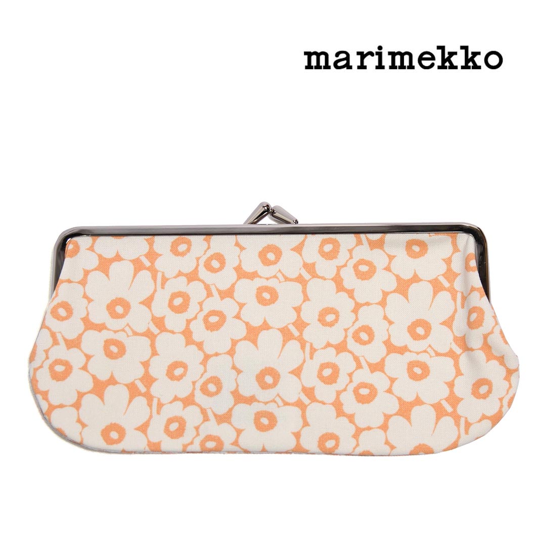 ポーチ/marimekko/マリメッコ/Silmalasi Kukkaro Pikkuinen Unikko がま口ポーチ/品番：52229691449【2個までメール便配送のみ】