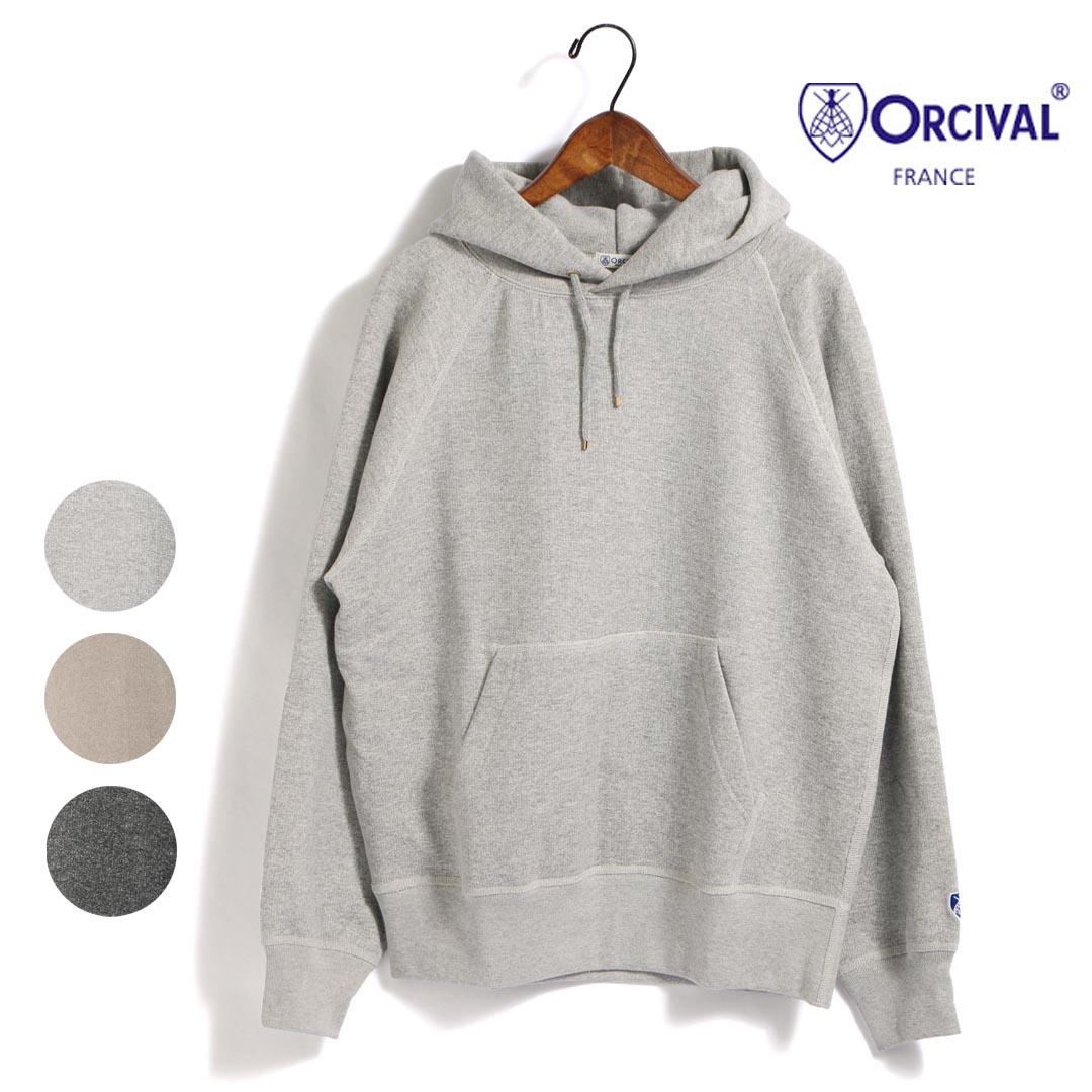 ☆【父の日ギフト】メンズ/ORCIVAL/オーシバル/オーチバル/フレンチテリー プルオーバーパーカー/品番：OR-C0155【SALE】【30%OFF】