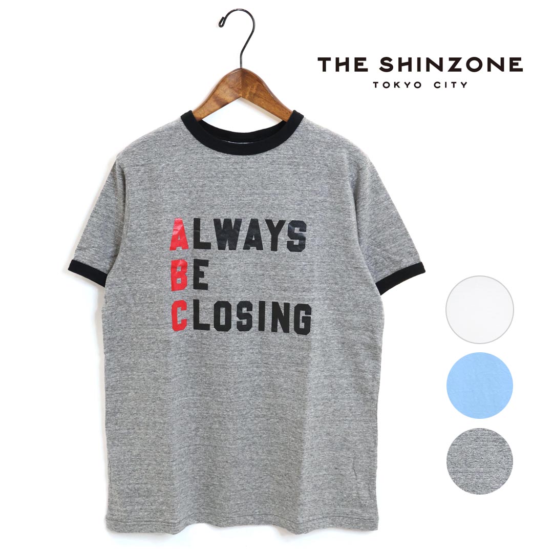 ☆レディース/THE SHINZONE/ザシンゾーン/RINGER LOGO TEE/リンガーロゴティー/品番：23MMSCU05