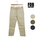 メンズ FOB FACTORY エフオービー ファクトリー ナロー U.S トラウザー 品番:F0514