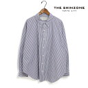 レディース/THE SHINZONE/ザシンゾーン/STRIPE DADDY SHIRT/ストライプダディシャツ/品番:24MMSBL08