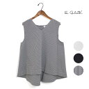 ☆【SALE】レディース LE GLAZIK ルグラジック Vネックスリーブレスシャツ 品番:LG-B0255PCS【40%OFF】