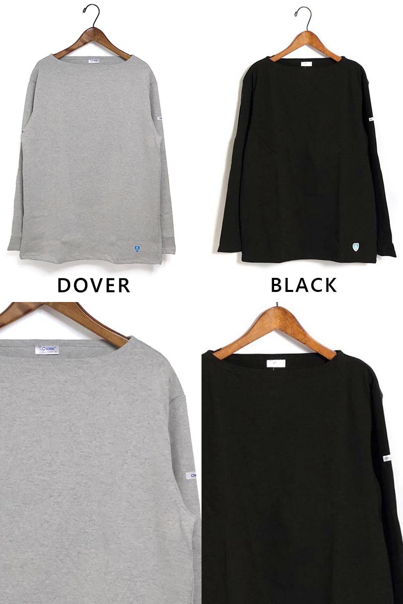 メンズ ORCIVAL オーシバル オーチバル ボートネック無地カットソー 品番：B211-SOLID - Image 3