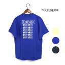 レディース THE SHINZONE ザ シンゾーン BISTRO MENU TEE グラフィックTシャツ 25SMSCU13 イエロー ブルー グレー サイズF 半袖 プリント 2025春夏