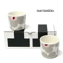 食器 marimekko マリメッコ marimekko Unikko コーヒーカップセット(ハンドルなし) 2個セット 品番:52249473442【日本限定】
