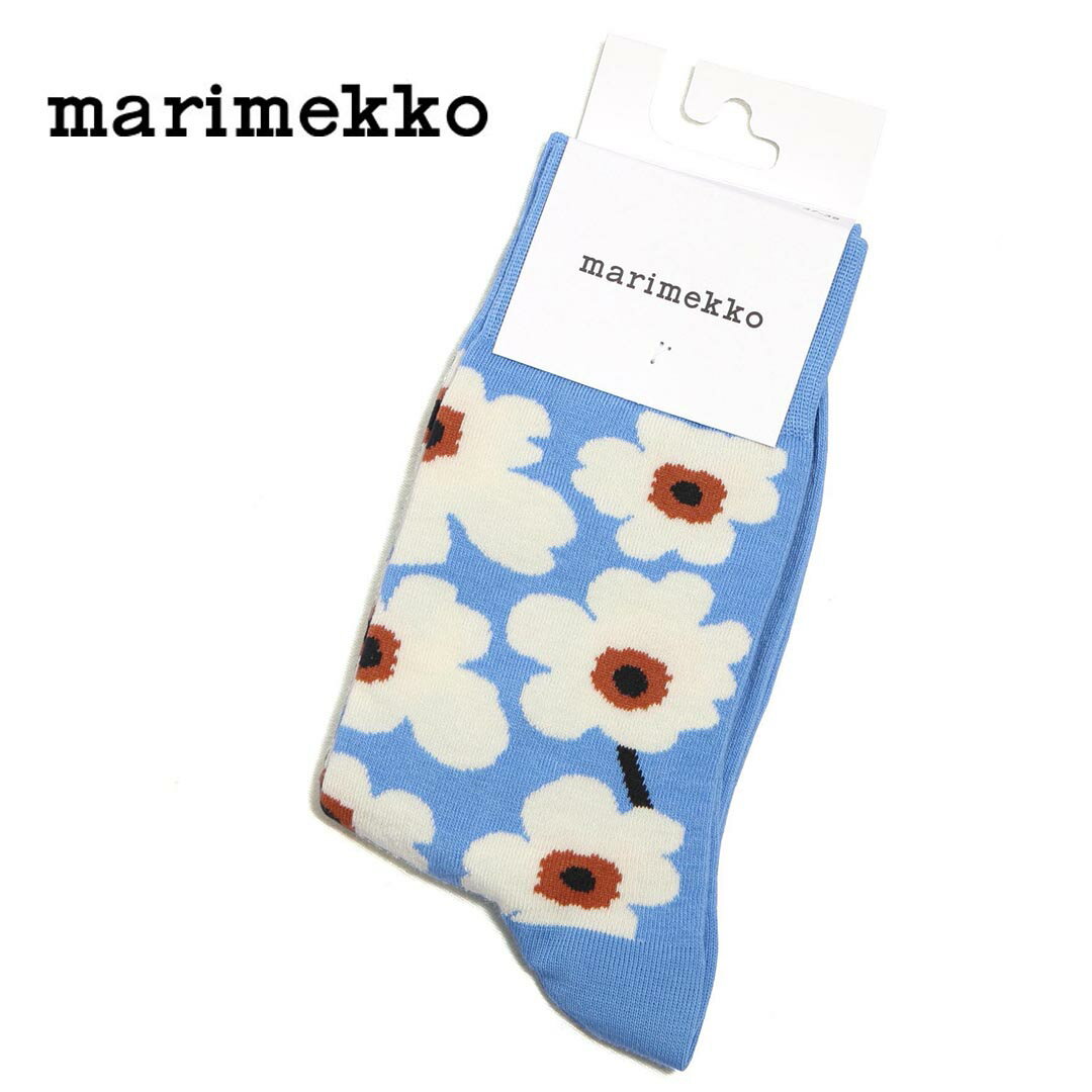 □靴下/レディース/marimekko/マリメッコ/KIRMAILLA/Unikko/ソックス/52223591023【2個までメール便可】