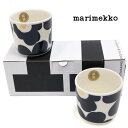 食器 marimekko マリメッコ marimekko Unikko コーヒーカップセット(ハンドルなし) 2個セット 品番:52239472783【日本限定】【お一人様2点まで】