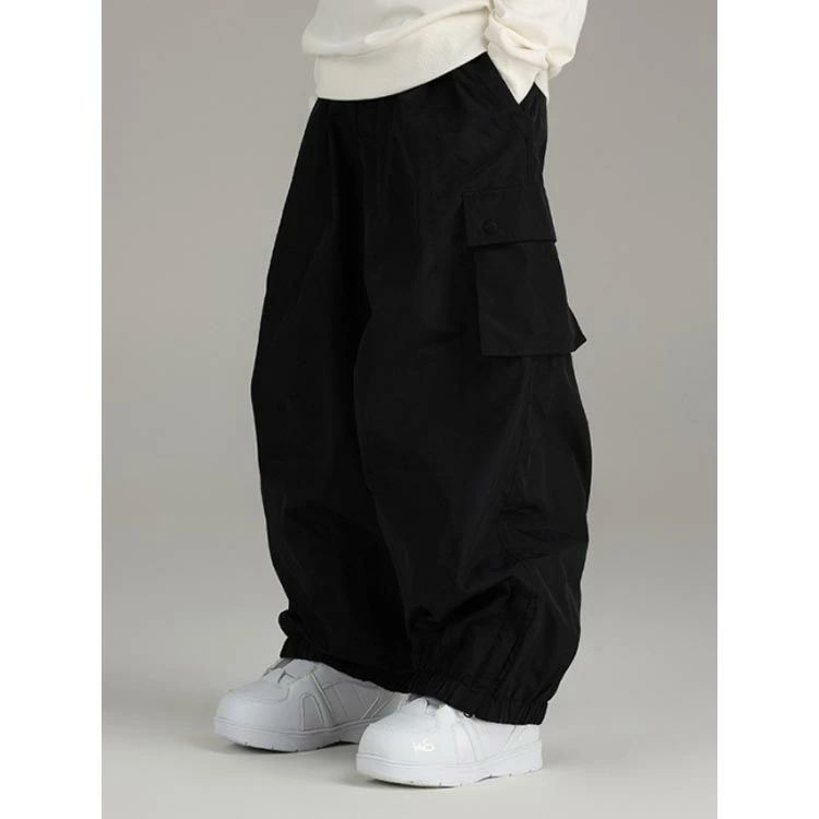 Startlineのスノーボードウェア メンズ レディース パンツ 黒 スノーボードウェアメンズ スキーウェア パンツ ズボン レディース メンズ 防水 防風 撥水 スキーパンツ メンズ スキーパンツメンズ ボードウェア スノボウェア パンツ スノボ ウェア スノーボード スノボー スキー｜アングル2