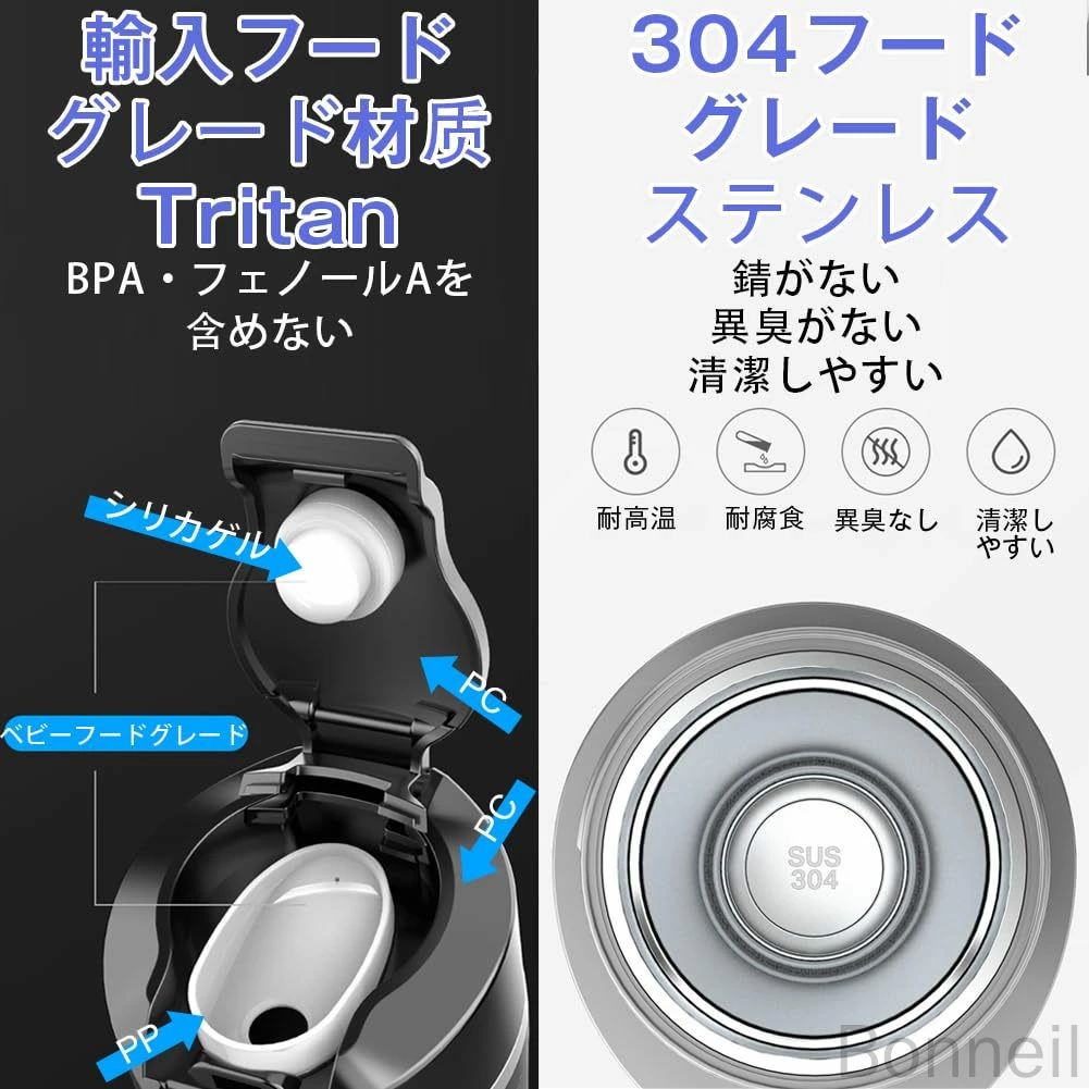Startlineの車載電気ケトル 500ml 40℃〜100℃対応 カー用 トラック用 DC12V 24V対応 加熱 保温 湯沸し器 湯ボルト 電気ポット 車中泊用 LCDディスプレイ搭載 粉ミルク用 お茶 沸騰｜アングル2