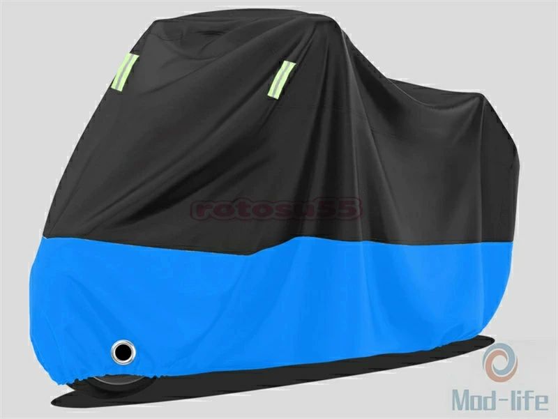 Startlineのバイクカバー 電動バイク対応 防風防雨防塵 日焼け止め 加厚仕様 多サイズ選択可能 モーターサイクルカバー｜アングル2