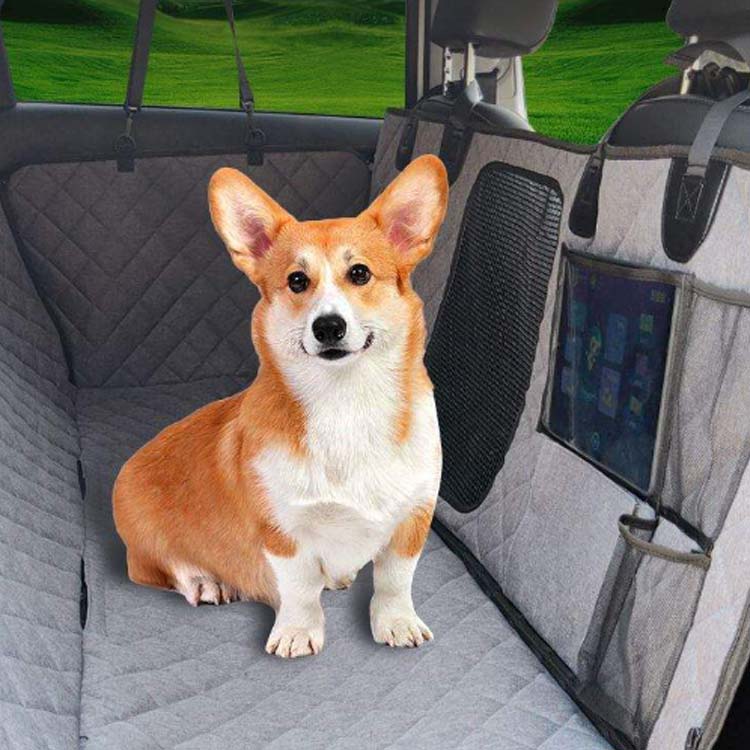カーシート ペット ドライブシート 犬 ペット用 車 可視メッシュ窓 ペット用 折り...